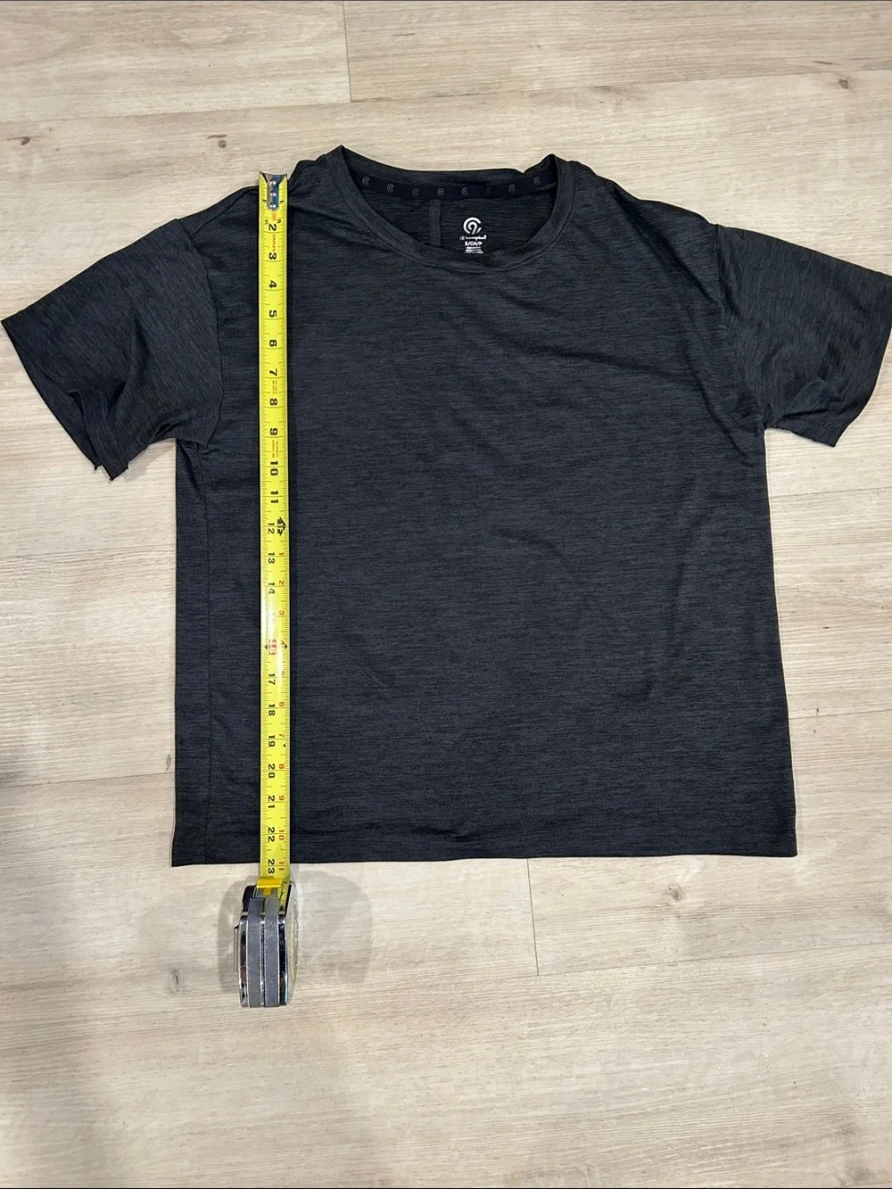 Champion Men's Charcoal Short Sleeve Crew Tee Small - Picture 6 of 6